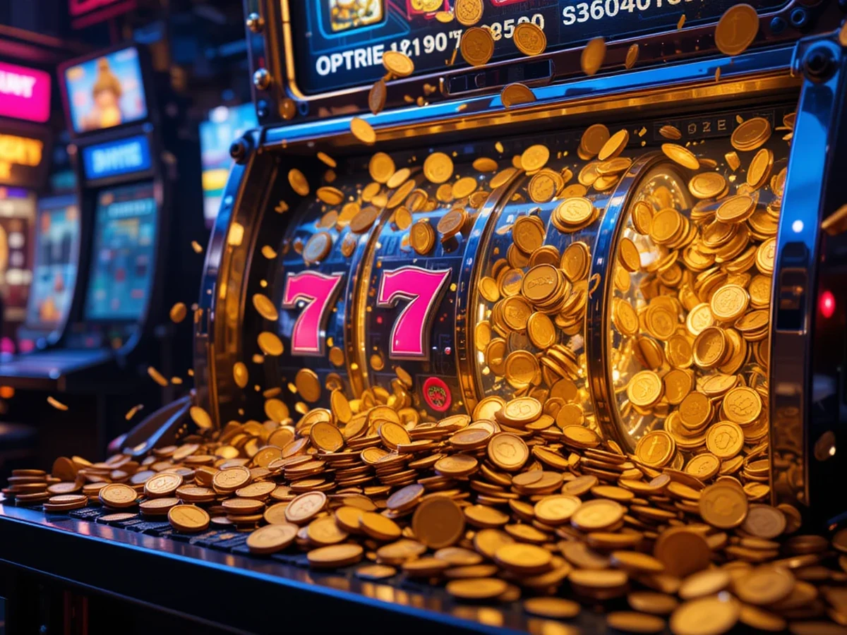 Tampilan visual permainan slot di EMPIRE88